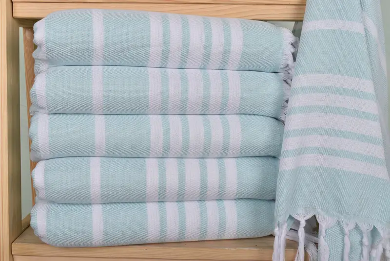 Monogram Kitchen Towel, Spa Towel, 40x20 Cotton Zig zag Towel, Custom Hand Towel, Turkish Hand Towel, Xmas Gifts, Bathroom Towel, Home Decor Gifts - 2