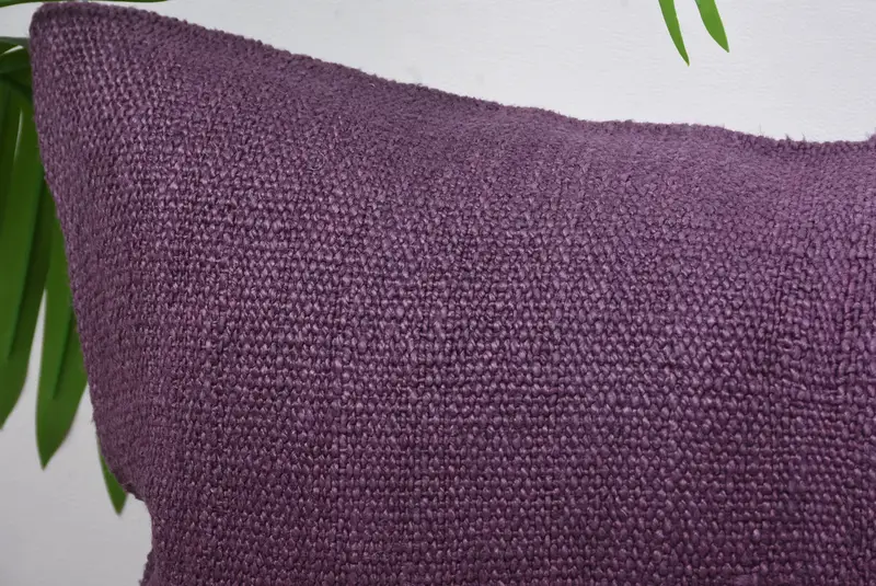 12x24 Purple Pillow Sham, Cushion Cover, Vintage Pillow, Turkish Pillow, Boho Pillow Sham Cover, Retro Pillow Sham - 2