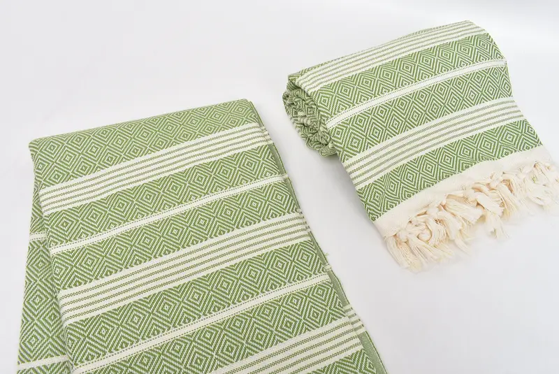 Beach towel, Absorbent Turkish towel, Bachelorette Party Gift, Personalized Gift For Him, 70x38 Cotton Diamond Towel, Turkish Towel Monogram - 7
