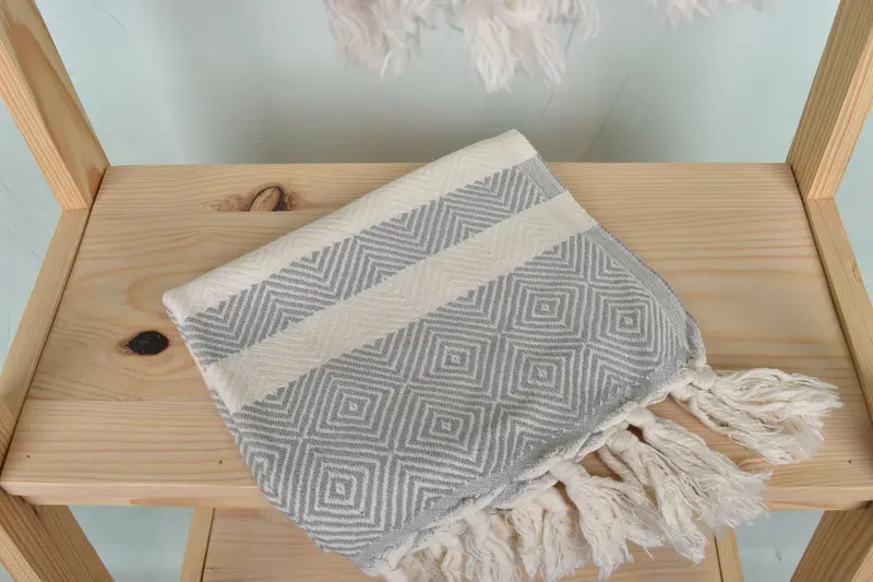 Turkish Tea Towel, Bathroom Towels, Gift For Her, Holiday Towel, Monogram Kitchen Towel, Summer Towel, 32x20 Cotton Diamond Towel, Gift For Coworker - 5