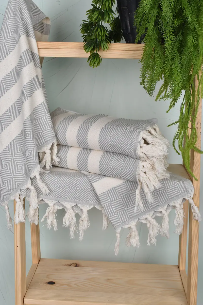 Turkish Tea Towel, Bathroom Towels, Gift For Her, Holiday Towel, Monogram Kitchen Towel, Summer Towel, 32x20 Cotton Diamond Towel, Gift For Coworker - 6