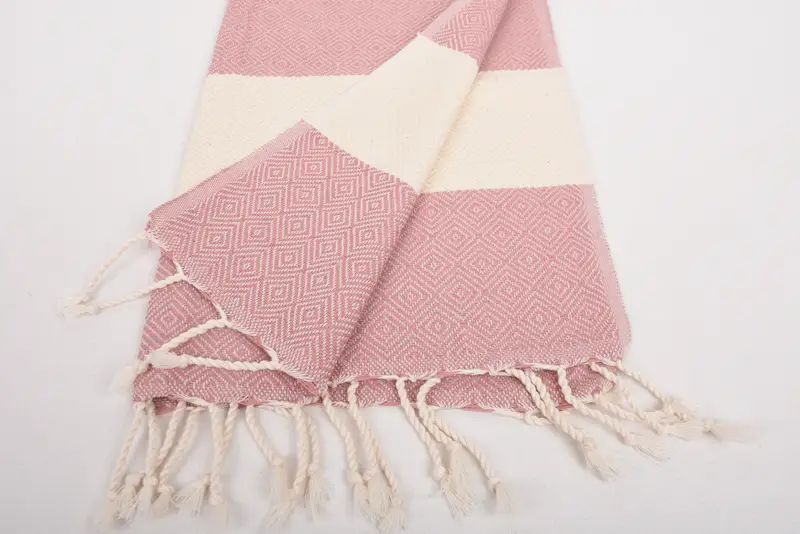 Bridesmaid Gifts Personalized, Monogram Towels, Turkish Towel Hand Towel, Small Bath Towels, Personalized Kitchen Towel, 40x20 Cotton Diamond Towel - 8