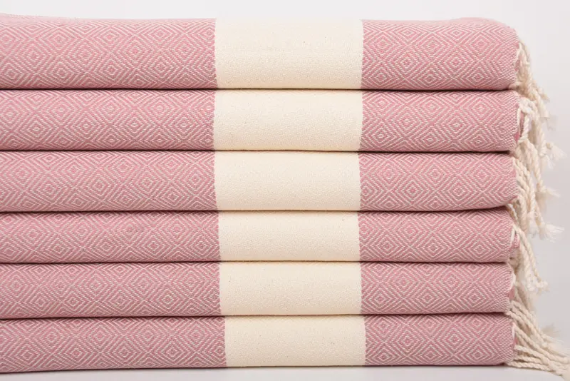 Bridesmaid Gifts Personalized, Monogram Towels, Turkish Towel Hand Towel, Small Bath Towels, Personalized Kitchen Towel, 40x20 Cotton Diamond Towel - 3