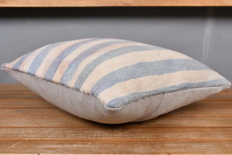 Pillow, 14x14 Beige Pillow Cover, Anatolian Cushion Case, Ikat Pillow Case, Bed Pillow Case, Gift Pillow, Boho Pillow, Handmade Kilim Cushion - 4