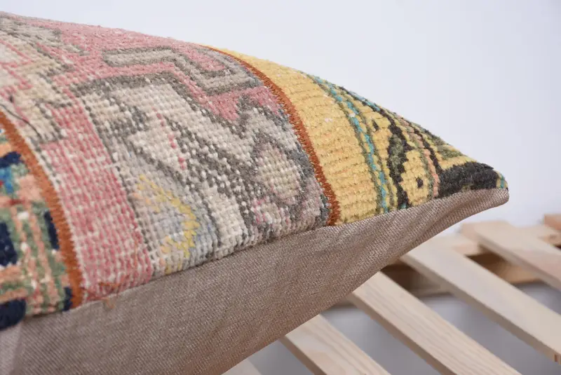Nomadic Pillow Cover, 32x32 Blue Pillow Cover, Antique Pillows, Vintage Kilim Pillow, Retro Cushion Case, Kilim Cushion Sham, Pillow Cover - 7