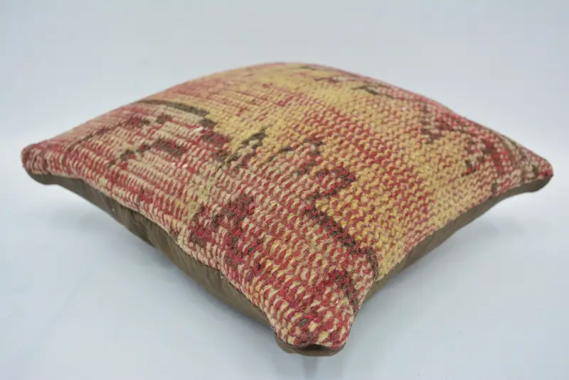 12x12 Green Pillow Cover, Throw Kilim Pillow, Cushion Cover, Vintage Cushion, Vintage Pillow, Handmade Kilim Cushion, Sustainable Cushion Cover - 6