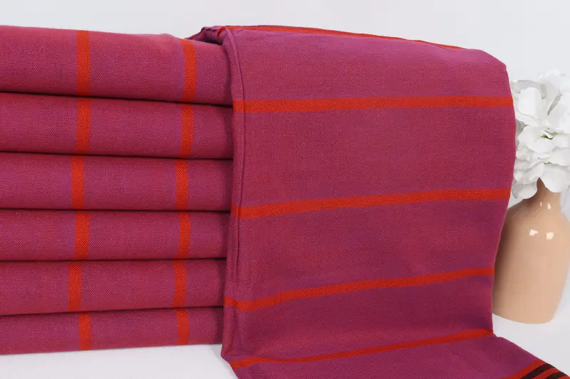 Gift For The Home Decor, Personalized Gifts, Employee Gifts, Gift For Him, 68x40 Cotton Striped Towel, Organic Turkish towel, Custom Bath Towel - 2