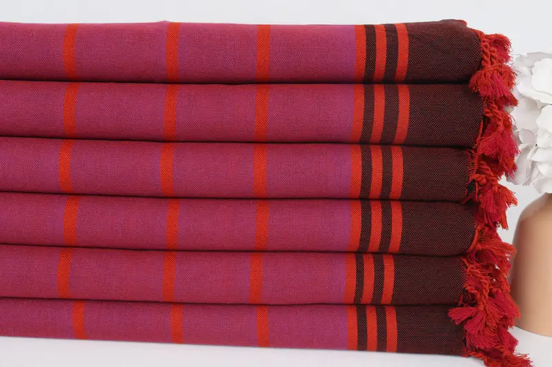 Gift For The Home Decor, Personalized Gifts, Employee Gifts, Gift For Him, 68x40 Cotton Striped Towel, Organic Turkish towel, Custom Bath Towel - 3