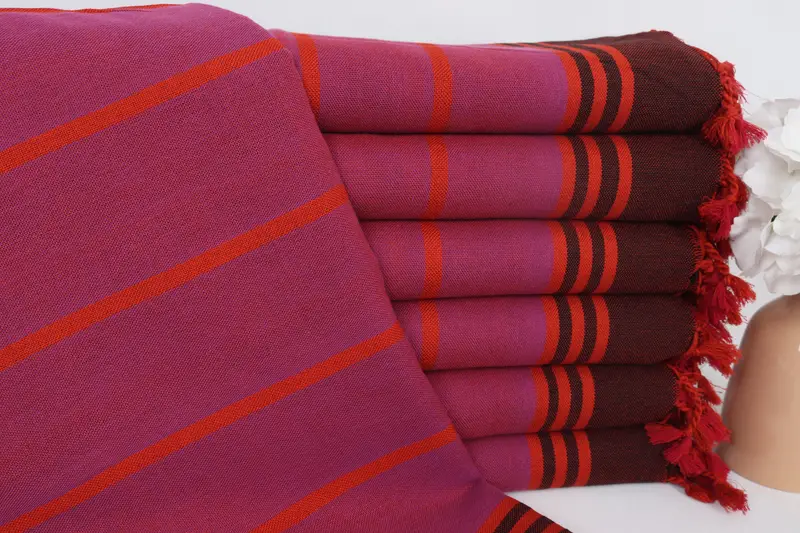 Gift For The Home Decor, Personalized Gifts, Employee Gifts, Gift For Him, 68x40 Cotton Striped Towel, Organic Turkish towel, Custom Bath Towel - 1