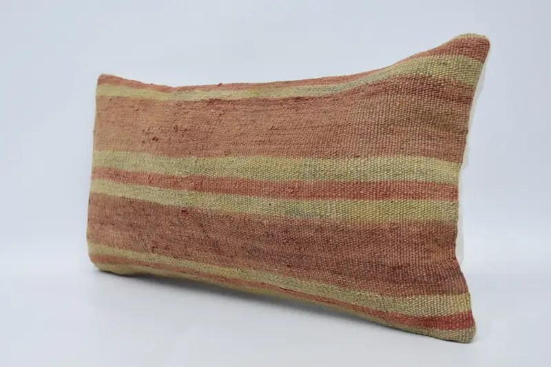 Throw Kilim Pillow, 12x24 Green Pillow Case, Garden Pillow, Pillow Cover, Decorative Cushion Case, Interior Designer Pillow, Home Decor Pillow - 4