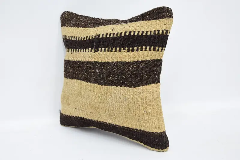 Home Decor Pillow, Pillow Cover, Interior Designer Pillow, Ethnic Pillow Cover Pillow Cover, Vintage Pillow, 12x12 Beige Pillow Case - 4