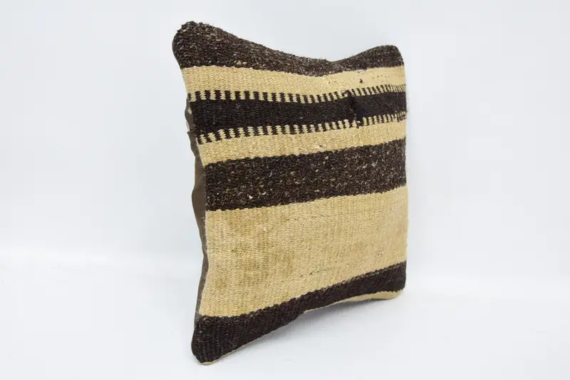 Home Decor Pillow, Pillow Cover, Interior Designer Pillow, Ethnic Pillow Cover Pillow Cover, Vintage Pillow, 12x12 Beige Pillow Case - 3