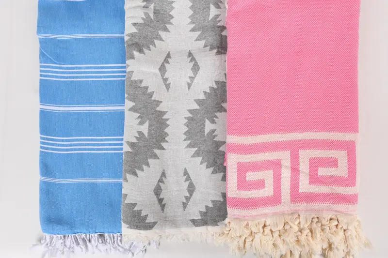 Throw Blanket, Woven Throw Blanket, 80x60 Cotton Set of 5 Towel, Throw Blanket Couch, Personalised Gift, Turkish Bedcover, Gift For The Home Decor - 8