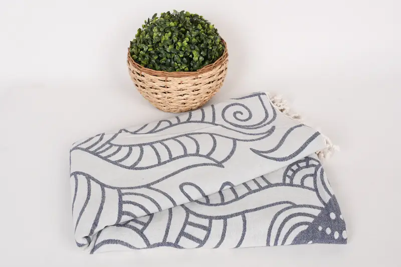 Throw Blanket, Woven Throw Blanket, 80x60 Cotton Set of 5 Towel, Throw Blanket Couch, Personalised Gift, Turkish Bedcover, Gift For The Home Decor - 5