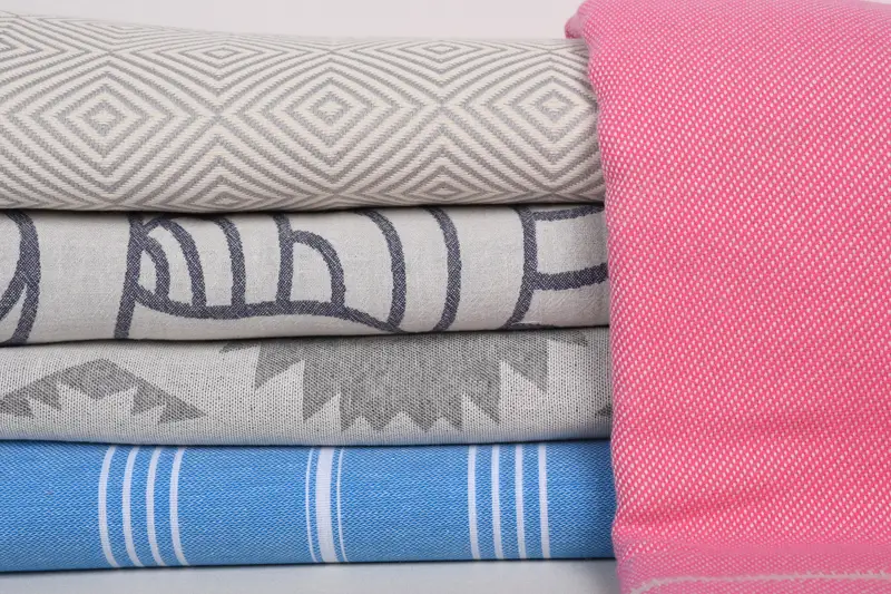 Throw Blanket, Woven Throw Blanket, 80x60 Cotton Set of 5 Towel, Throw Blanket Couch, Personalised Gift, Turkish Bedcover, Gift For The Home Decor - 2