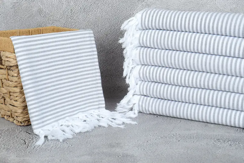 Wedding Gift Ideas, Quick-Dry Beach Towel, Beach Towel Bulk, Bridesmaid Gifts, Bachelorette Party Gift, Spa Towel, 68x36 Cotton Striped Towel - 3