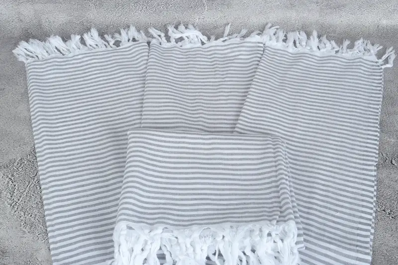Wedding Gift Ideas, Quick-Dry Beach Towel, Beach Towel Bulk, Bridesmaid Gifts, Bachelorette Party Gift, Spa Towel, 68x36 Cotton Striped Towel - 4