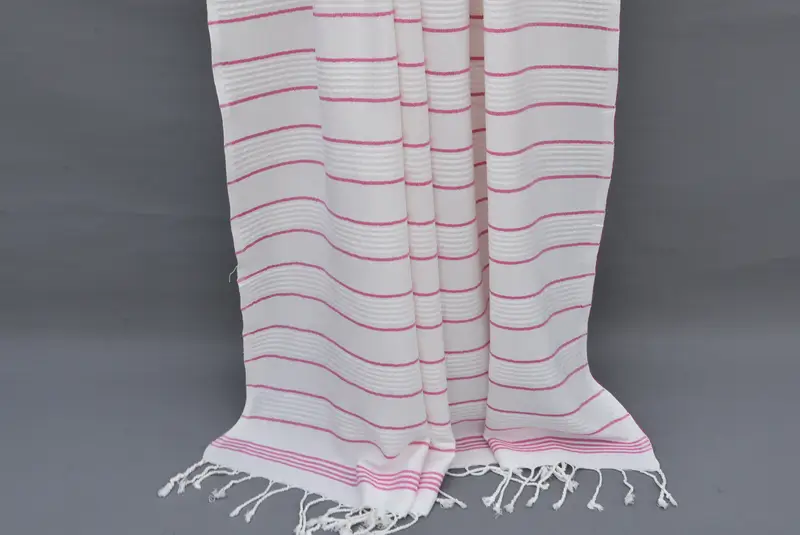 Bathroom Towel, 70x40 Cotton Striped Towel, Custom Beach Towel, Bath towel, Soft organic Turkish peshtemal for luxury spa use, Wedding Gift - 6