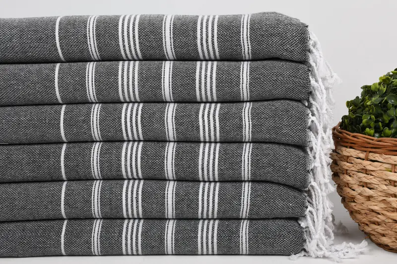 Maid Of Honor Gift, Small Bath Towels, Turkish Towel Hand Towel, Bachelorette Party Decorations, Personalized Dish Towel, 38x18 Cotton Striped Towel - 3