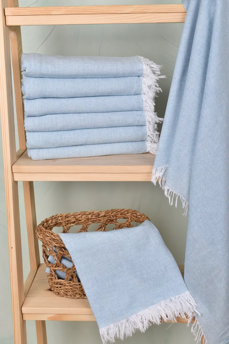 Peshtemal Towel USA, Bulk Order Towel, Beach Towel Gift, 70x40 Cotton Striped Towel, Sand-resistant towel, Wedding For Favor, Quick-dry towel - 3