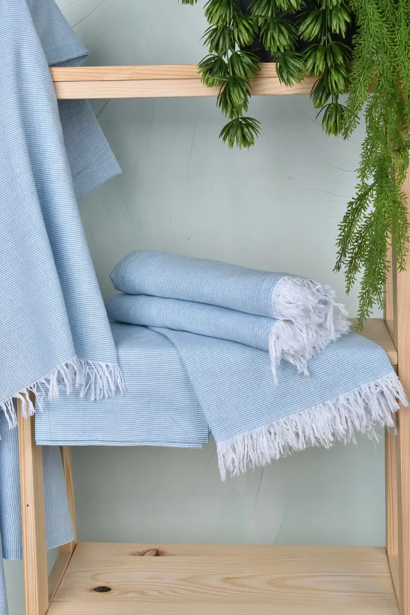 Peshtemal Towel USA, Bulk Order Towel, Beach Towel Gift, 70x40 Cotton Striped Towel, Sand-resistant towel, Wedding For Favor, Quick-dry towel - 6