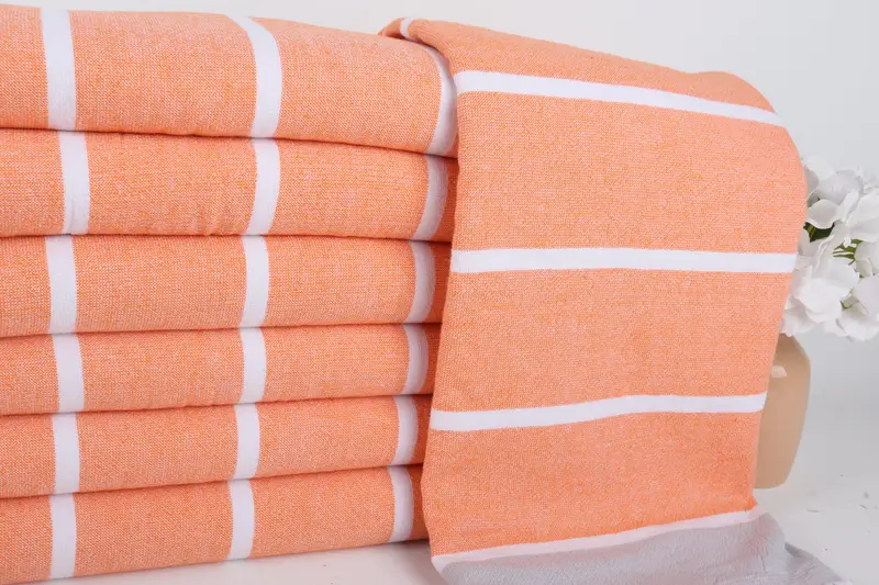 Personalized Wedding Gift For Couple, Housewarming Gift, 68x40 Cotton Striped Terry Towel, Organic towel, Turkish Towel USA, Best Wedding Gift - 2