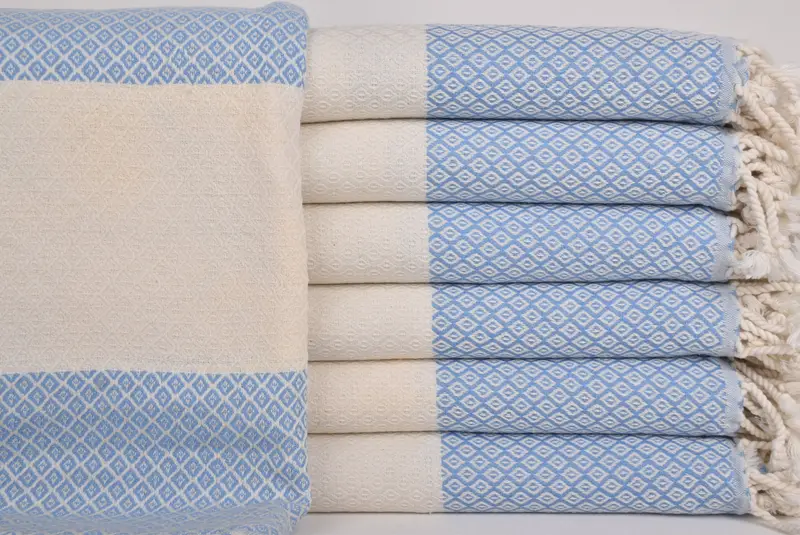 刺繍ビーチタオル、36x71インチのトルコバスタオル - 1