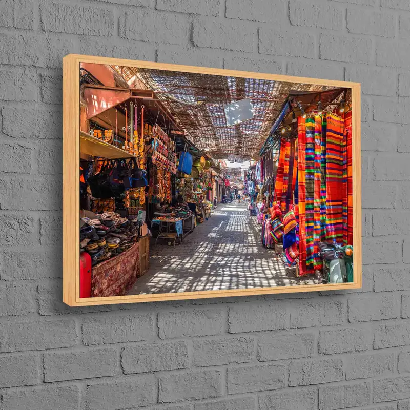 エレガントなキャンバス: 都市景観ビュー - 家の装飾用のプリントアート