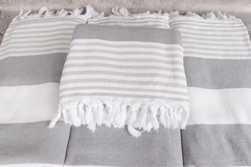 Guest Towel, 68x36 Cotton Striped Terry Towel, Turkish Towel Beach Towel, Bridesmaid Gift Towel, Home Decor Gifts, Soft towel, Merry Christmas Gifts - 4