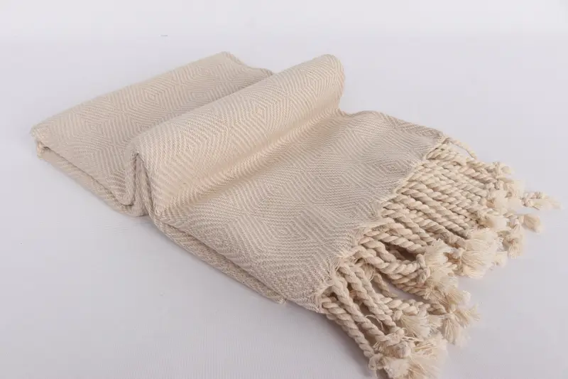 Home Decor Towel, Turkish Towel Beach Towel, Guest Towel, Spa Gift Towel, 74x40 Cotton Diamond Towel, Turkish towel, Custom Wedding Gift, Bath towel - 6