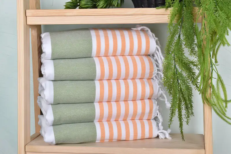 Personalized Wedding Gift Turquoise-Green Cotton Towel, 40x71 Inches