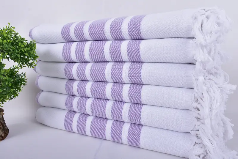 Embroidered Towel, Gift For Boyfriend, 70x40 Cotton Herringbone Towel, Custom Turkish Towel, Personalized Towel, Personalized Bridesmaid Gift - 3