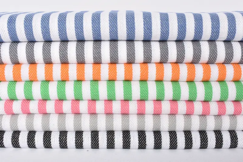 Personalized Gift, Personalized Dish Towel, Embroidery Towels, Wedding Favors, Organic Tea Towel, 40x18 Cotton Striped Towel, Bridal Shower Favors - 3