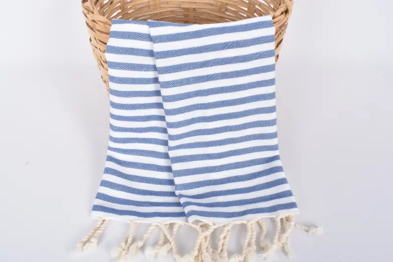 Personalized Gift, Personalized Dish Towel, Embroidery Towels, Wedding Favors, Organic Tea Towel, 40x18 Cotton Striped Towel, Bridal Shower Favors - 5