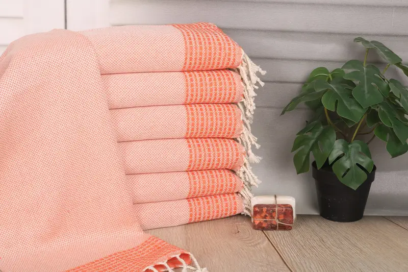 Personalized Gift, Bridesmaid Gifts Personalized, 40x20 Cotton Striped Towel, Monogram Kitchen Towel, Holiday Towel, Turkish Towel Hand Towel - 1