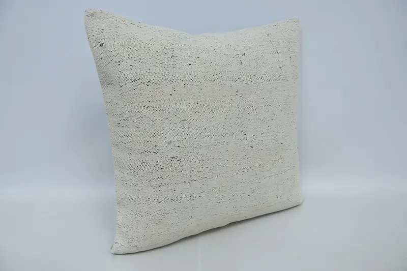Pillow Sham, Seat Pillow Cover, Kilim Pillow Cover, Turkish Pillow, 24x24 Beige Pillow Sham, Outdoor Bolster Pillow Case, Kilim Cushion Sham - 3