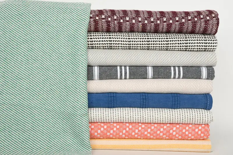 Monogram Hand Towel, Turkish Tea Towel, Custom Name Towel, Bachelorette Towel, Monogrammed Hand Towel, 40x20 Cotton Set of 10 Towel, Family Gift - 1