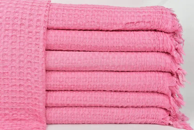 自由ho放な投げ毛布、彼女への記念日ギフト、104x80コットンワッフルタオル、独身の贈り物、織り投げ毛布、家の装飾のためのギフト