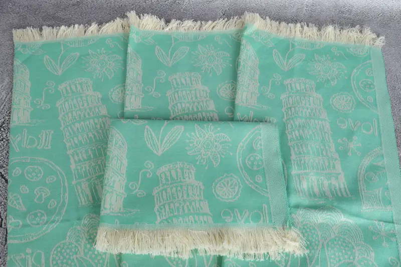 Bachelor Party Favors, Small Bath Towels, Monogram Hand Towel, Personalized Gifts, 28x20 Cotton Italian Symbols Design Towel, Travel Towel - 5