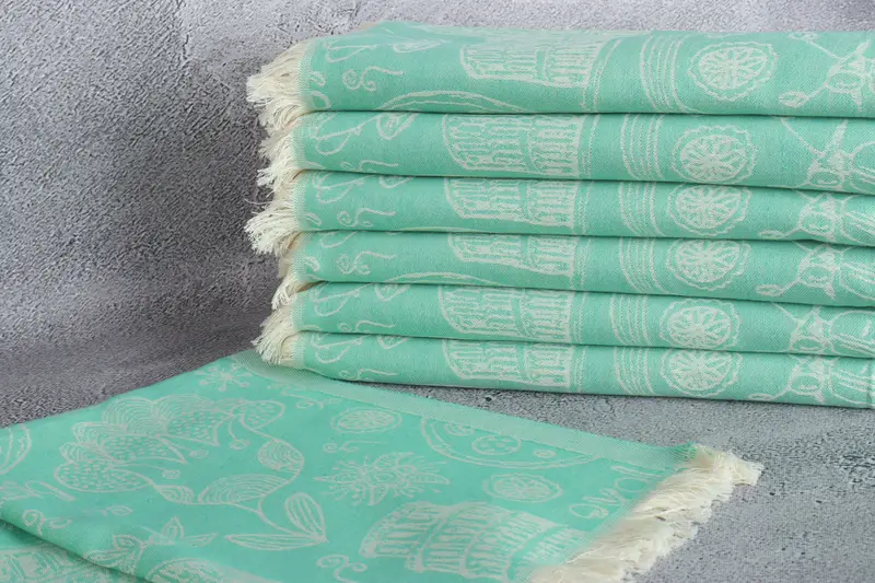 Bachelor Party Favors, Small Bath Towels, Monogram Hand Towel, Personalized Gifts, 28x20 Cotton Italian Symbols Design Towel, Travel Towel - 3
