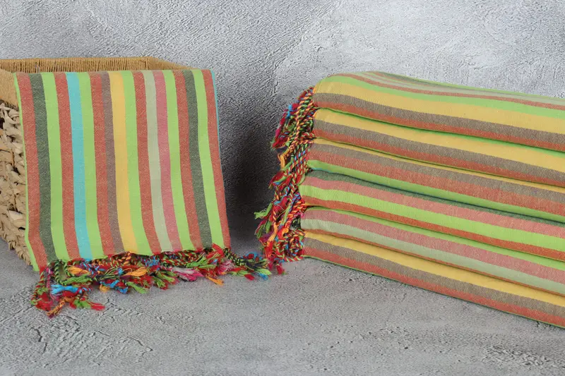 Absorbent towel, Peshtemal Towel, 70x36 Cotton Striped Towel, Friends Beach Towel, Spa Gift Towel, Personalized Gift For Her, Turkish Towel Beach - 4