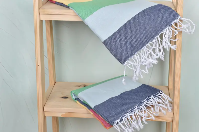 Customized Towels, Handmade Turkish hammam towel, Spa Gift Towel, Hammam towel, Soft towel, 70x40 Cotton Striped Towel, Bachelorette Party Gift - 5