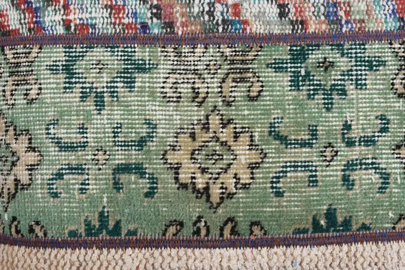 Chair Cushion, Handwoven Pillow Cover Cushion, 24x24 Green Pillow Cover, Gift Pillow, Antique Pillows, Vintage Kilim Pillow, Cushion Cover - 3
