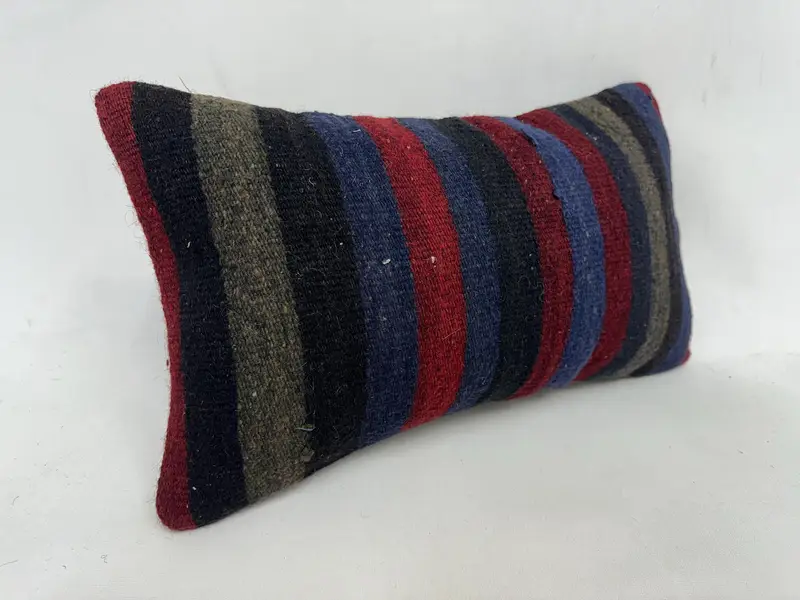 Pillow for Couch, Home Decor Pillow, 12x20 Red Pillow Sham, Vintage Pillow, Patio Cushion Cover, Cushion Cover, Pillow for Sofa - 3