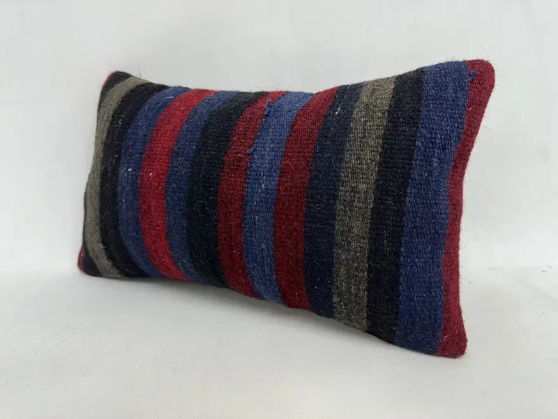 Pillow for Couch, Home Decor Pillow, 12x20 Red Pillow Sham, Vintage Pillow, Patio Cushion Cover, Cushion Cover, Pillow for Sofa - 4