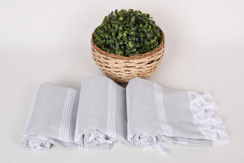 70x30 Cotton Striped Towel, Merry Christmas Gifts, Monogram Towels, Quick-Dry Beach Towel, Bridal Shower Favors, Travel Towel, Beach towel - 8