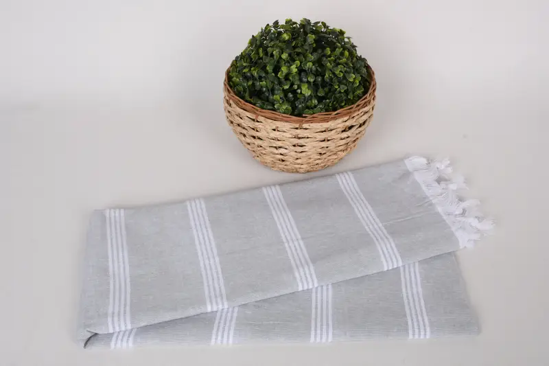 70x30 Cotton Striped Towel, Merry Christmas Gifts, Monogram Towels, Quick-Dry Beach Towel, Bridal Shower Favors, Travel Towel, Beach towel - 4