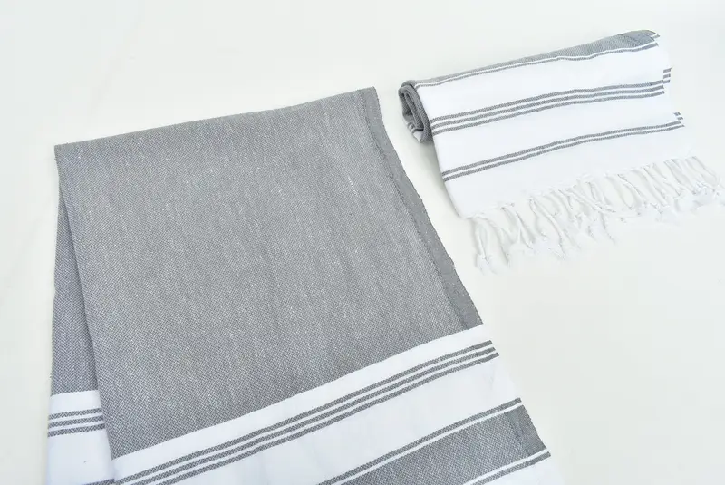 44x24 Cotton Striped Towel, Spa Towel, Birthday Gift, Gift For Her, Monogram Kitchen Towel, Personalized Gifts, Personalized Gift, Custom Name Towel - 7