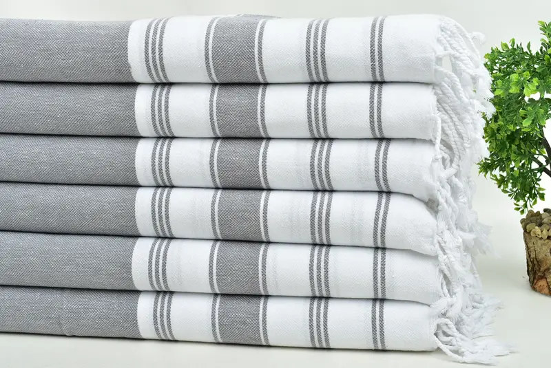 44x24 Cotton Striped Towel, Spa Towel, Birthday Gift, Gift For Her, Monogram Kitchen Towel, Personalized Gifts, Personalized Gift, Custom Name Towel - 3