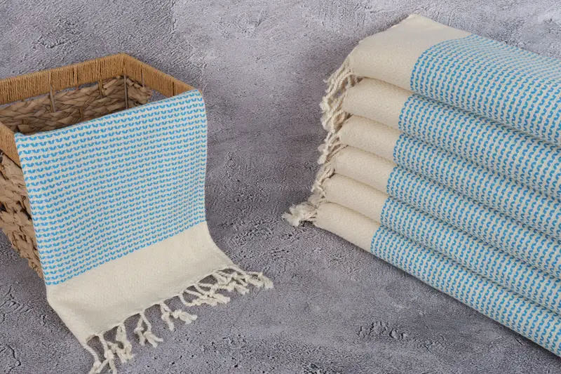 Customized Turkish Towel, 40x20 Cotton Diamond Towel, Gift For Best Friend, Monogram Hand Towel, Custom Hand Towel, Xmas Gifts, Kitchen Towel - 3